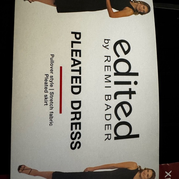 Edited by Remi Bader Black Pleated Dress - Picture 11 of 12